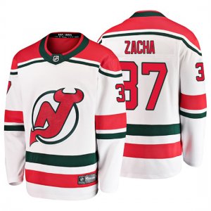 Camiseta New Jersey Devils Pavel Zacha Alternato Breakaway Blanco