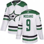 Camiseta Hockey Dallas Stars 9 Mike Modano Road Autentico Blanco