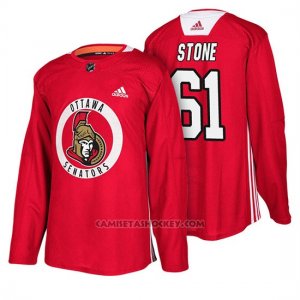 Camiseta Ottawa Senators Mark Stone New Season Practice Rojo