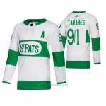 Camiseta Hockey Toronto Maple Leafs John Tavares Road Blanco