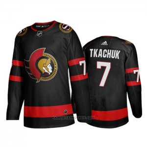 Camiseta Hockey Ottawa Senators Brady Tkachuk Primera 2020-21 Negro