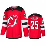 Camiseta Hockey New Jersey Devils Mirco Mueller Primera Autentico Rojo