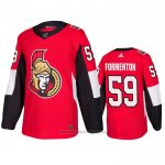 Camiseta Hockey Ottawa Senators Alex Formenton Primera Autentico Rojo