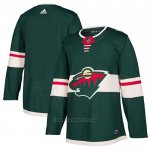 Camiseta Hockey Minnesota Wild Blank Primera Autentico Verde