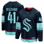 Camiseta Hockey Seattle Kraken Pierre-Edouard Bellemare Primera Breakaway Azul