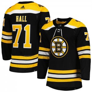 Camiseta Hockey Boston Bruins Taylor Hall Autentico Primera Negro