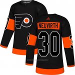 Camiseta Hockey Philadelphia Flyers 30 Michal Neuvirth Alterno Autentico Negro