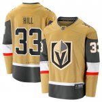 Camiseta Hockey Vegas Golden Knights Adin Hill Primera Breakaway Oro
