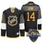 Camiseta Hockey Dallas Stars 14 Jamie Benn 2016 All Star Negro