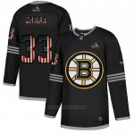Camiseta Hockey Boston Bruins Zdeno Chara 2020 USA Flag Negro