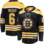 Camiseta Hockey Boston Bruins Mike Reilly Primera Breakaway Replica 2017-18 Negro