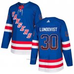 Camiseta Hockey New York Rangers Henrik Lundqvist Drift Fashion Azul