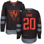Camiseta Hockey Nino America del Norte Brandon Saad 20 Premier 2016 World Cup Negro