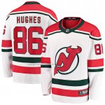 Camiseta Hockey New Jersey Devils Jack Hughes Premier Breakaway 2022-23 Blanco