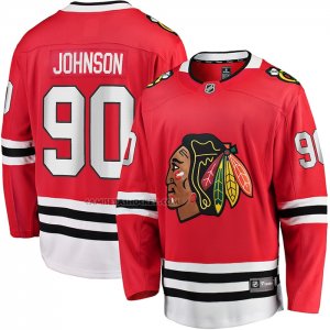 Camiseta Hockey Chicago Blackhawks Tyler Johnson Primera Breakaway Rojo
