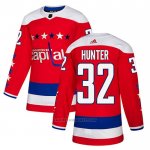 Camiseta Hockey Washington Capitals 32 Dale Hunter Alterno Autentico Rojo