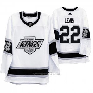 Camiseta Hockey Los Angeles Kings Trevor Lewis Heritage Throwback Blanco