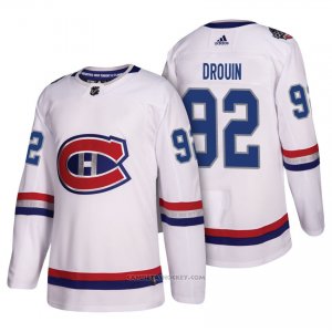 Camiseta Hockey Hombre Montreal Canadiens 92 Jonathan Drouin Blanco