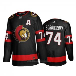 Camiseta Hockey Ottawa Senators Mark Borowiecki Primera 2020-21 Negro