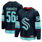 Camiseta Hockey Seattle Kraken Kailer Yamamoto Primera Breakaway Azul