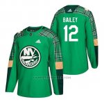 Camiseta New York Islanders Josh Bailey 2018 St. Patrick's Day Verde