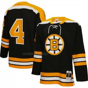 Camiseta Hockey Boston Bruins Bobby Orr Mitchell & Ness Big & Tall 1971 Blue Line Negro