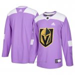 Camiseta Hockey Hombre Vegas Golden Knights Personalizada Violeta