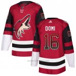 Camiseta Hockey Arizona Coyotes Max Domi Drift Fashion Rojo