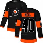 Camiseta Hockey Philadelphia Flyers 40 Jordan Weal Alterno Autentico Negro