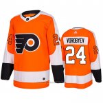 Camiseta Hockey Philadelphia Flyers Mikhail Vorobyev Primera Autentico Naranja
