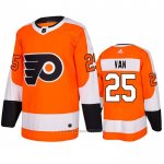 Camiseta Hockey Philadelphia Flyers James Van Riemsdyk Primera Autentico Naranja