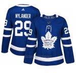 Camiseta Mujer Maple Leafs 29 William Nylander Blue Adizero Jugador Home