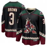 Camiseta Hockey Arizona Coyotes Josh Brown Primera Breakaway Negro