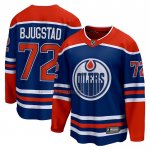Camiseta Hockey Edmonton Oilers Nick Bjugstad Primera Breakaway Azul