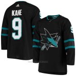 Camiseta Hockey San Jose Sharks Evander Kane Alterno Autentico Negro