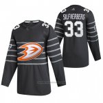 Camiseta Hockey Anaheim Ducks Jakob Silfverberg Autentico 2020 All Star Gris