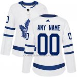 Camiseta Hockey Mujer Toronto Maple Leafs Segunda Personalizada Blanco
