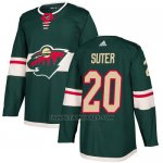 Camiseta Hockey Nino Minnesota Wild 20 Ryan Suter Verde Home Autentico Stitched