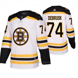 Camiseta Hockey Boston Bruins Debrusk Segunda Blanco