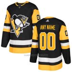 Camiseta Hockey Hombre Pittsburgh Penguins Primera Personalizada Negro