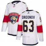 Camiseta Hockey Florida Panthers 63 Evgenii Dadonov Road Autentico Blanco