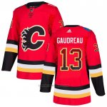 Camiseta Hockey Calgary Flames Johnny Gaudreau Drift Fashion Rojo