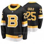 Camiseta Hockey Boston Bruins Brandon Carlo Alternato Premier Breakaway Negro