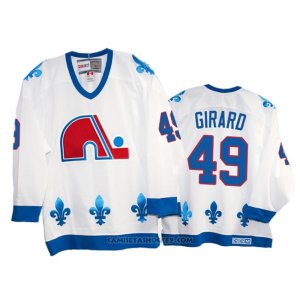 Camiseta Hockey Quebec Nordiques Samuel Girard Heritage Vintage Replica 1991-95 Blanco