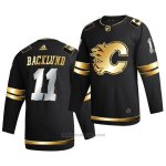 Camiseta Hockey Calgary Flames Mikael Backlund Golden Edition Limited Autentico 2020-21 Negro