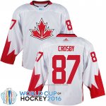 Camiseta Hockey Canada Sidney Crosby 2016 World Cup Blanco