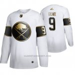 Camiseta Hockey Buffalo Sabres Jack Eichel Golden Edition Autentico Blanco