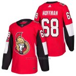 Camiseta Hockey Hombre Autentico Ottawa Senators 68 Mike Hoffman Home 2018 Rojo