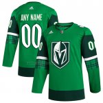Camiseta Hockey Vegas Oroen Knights 2023 St. Patrick's Day Autentico Personalizada Verde