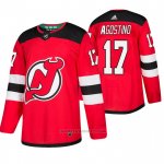 Camiseta Hockey New Jersey Devils Kenny Agostino Primera Autentico Rojo